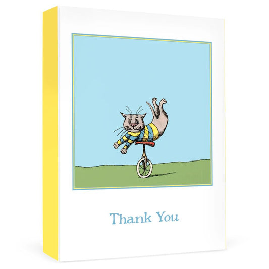 Unicycle Cat Thank-You Notes